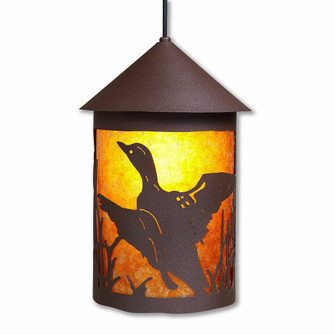 Cascade Lantern-Loon One Light Pendant in Rustic Brown (172|M24664AM-ST-27)