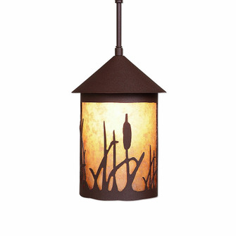 Cascade Lantern-Cattails One Light Pendant in Rustic Brown (172|M24565AL-ST-27)