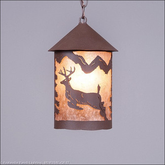 Cascade Lantern-Valley Deer One Light Pendant in Rustic Brown (172|M24521AL-CH-27)