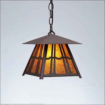 Smoky Mountain-Eastlake One Light Pendant in Rustic Brown (172|M23572AM-CH-27)
