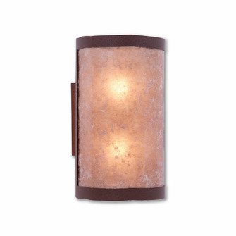 Kincaid-Rustic Plain Two Light Wall Sconce in Rustic Brown (172|M19101AL-27)
