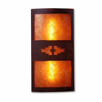Benton-Pueblo Two Light Wall Sconce in Rust Patina (172|M16284AM-02)