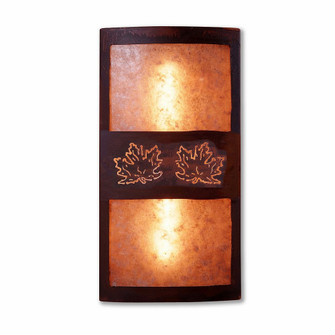 Kincaid-Maple Cutout Two Light Wall Sconce in Rust Patina (172|M16206AL-02)