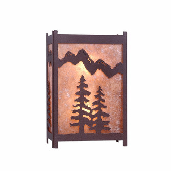 Severn-Spruce Tree Two Light Wall Sconce in Rustic Brown (172|M14214AL-27)