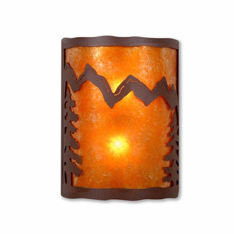 Cascade-Rustic Plain Two Light Wall Sconce in Rustic Brown (172|M13301AM-27)
