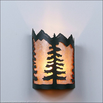 Cascade-Spruce Tree Forest Green One Light Wall Sconce in Forest Green (172|M13214AL-47)