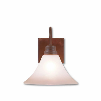 Cedarwood-Rustic Plain One Light Wall Sconce in Rust Patina (172|H54101CT-02)