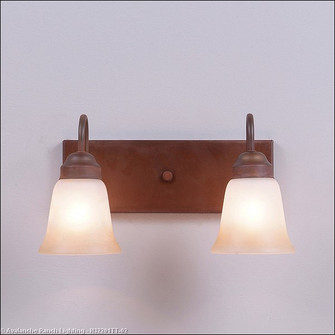 Denali-Rustic Plain Rust Patina Two Light Bath Vanity Light in Rust Patina (172|H32201TT-02)