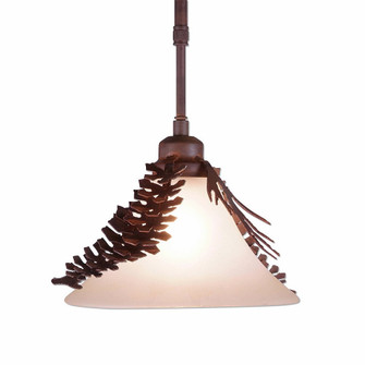 Cedarwood-Spruce Cone One Light Pendant in Rust Patina (172|H27240CT-ST-02)