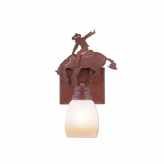 Parkshire-Bucking Bronco One Light Wall Sconce in Rust Patina (172|H17155ET-02)