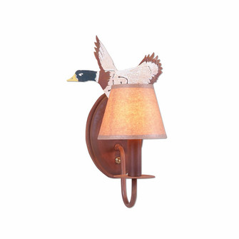 Diablo-Mallard Duck One Light Wall Sconce in Waterfowl Gray-Rust Patina (172|H13166WK-06)