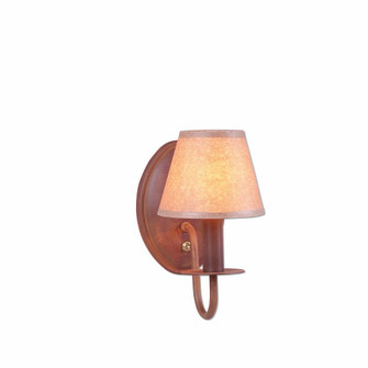 Diablo-Rustic Plain One Light Wall Sconce in Rust Patina (172|H13101OP-02)