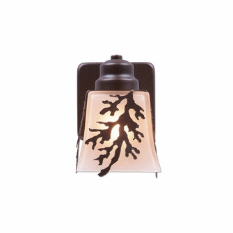Woodland-Cedar Bough Dark Bronze Metallic One Light Wall Sconce in Dark Bronze Metallic (172|A57149TS-28)