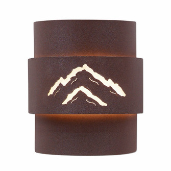 Northridge-Mountain Cutout Two Light Wall Sconce in Rustic Brown (172|A56241-27)