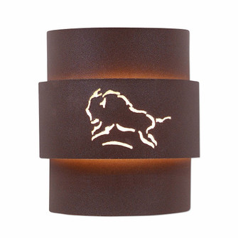Northridge-Bison Two Light Wall Sconce in Rustic Brown (172|A56239-27)