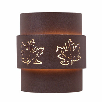 Northridge-Maple Cutout Two Light Wall Sconce in Rustic Brown (172|A56206-27)