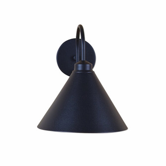 Canyon-Rustic Plain One Light Wall Sconce in Black Iron (172|A52501-97)