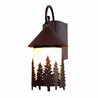 Vista-Pine Tree One Light Wall Sconce in Rustic Brown (172|A51442FC-27)