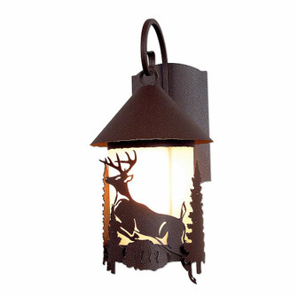 Vista-Deer One Light Wall Sconce in Rustic Brown (172|A51431FC-27)