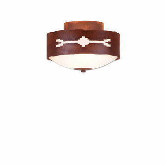 Ridgemont-Del Rio Two Light Close-to-Ceiling Light in Rust Patina (172|A47985-02)