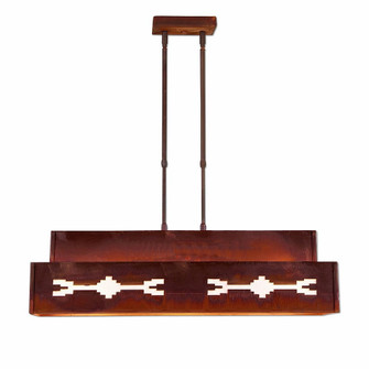 Ridgemont-Del Rio Three Light Island Pendant in Rust Patina (172|A45985-02)