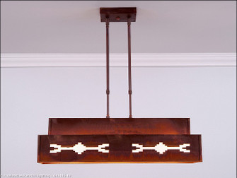 Ridgemont-Del Rio Three Light Island Pendant in Rust Patina (172|A45985-02)