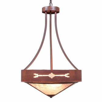 Ridgemont-Del Rio Three Light Chandelier in Rust Patina (172|A45185AL-HR-02)