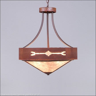 Ridgemont-Del Rio Three Light Chandelier in Rust Patina (172|A44685AL-HR-02)