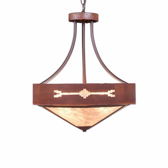 Ridgemont-Del Rio Three Light Chandelier in Rust Patina (172|A44685AL-HR-02)