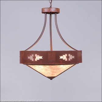 Ridgemont-Pueblo Three Light Chandelier in Rust Patina (172|A44684AL-HR-02)