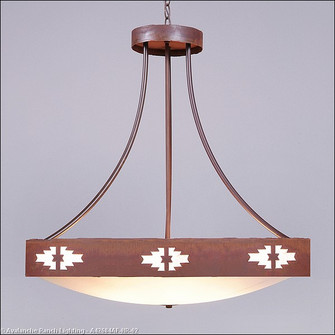 Ridgemont-Pueblo Eight Light Chandelier in Rust Patina (172|A42684AF-HR-02)