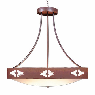 Ridgemont-Pueblo Eight Light Chandelier in Rust Patina (172|A42684AF-HR-02)