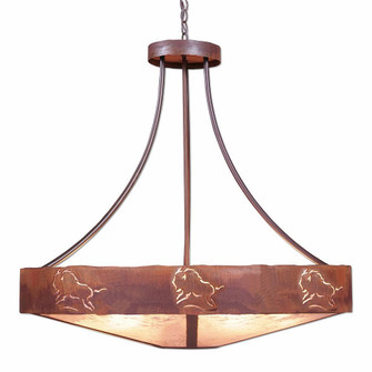 Ridgemont-Bison 17 Light Chandelier in Rust Patina (172|A42639AL-HR-02)