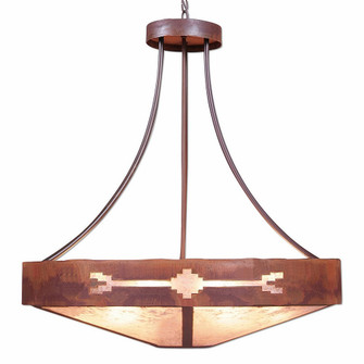 Ridgemont-Del Rio Seven Light Chandelier in Rust Patina (172|A42585AL-HR-02)