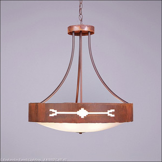 Ridgemont-Del Rio Five Light Chandelier in Rust Patina (172|A41985FC-HR-02)