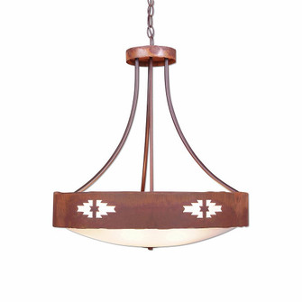 Ridgemont-Pueblo Five Light Chandelier in Rust Patina (172|A41984FC-HR-02)