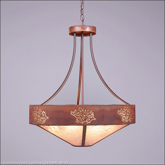 Ridgemont-Cedar Bough Cutout Seven Light Chandelier in Rust Patina (172|A41948AL-HR-02)