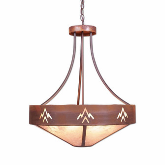 Ridgemont-Deception Pass Seven Light Chandelier in Rust Patina (172|A41902AL-HR-02)