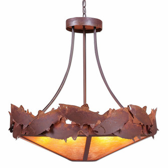 Crestline-Salmon Seven Light Chandelier in Rust Patina (172|A40561AM-HR-02)