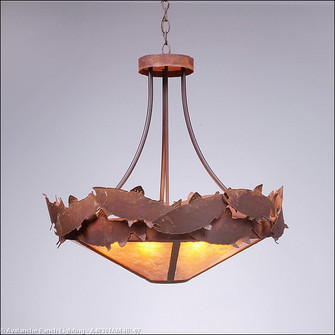 Crestline-Salmon Seven Light Chandelier in Rust Patina (172|A40361AM-HR-02)