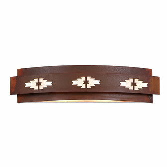 Northridge-Pueblo Four Light Bath Vanity Light in Rust Patina (172|A36784-02)