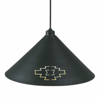 Canyon Black Iron One Light Pendant in Black Iron (172|A24384BC-97)