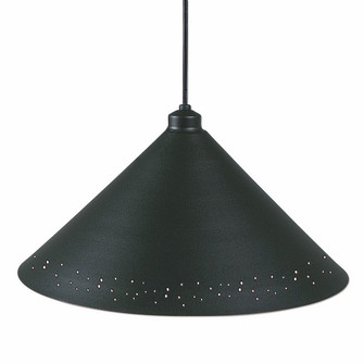 Canyon Black Iron One Light Pendant in Black Iron (172|A24310BC-97)