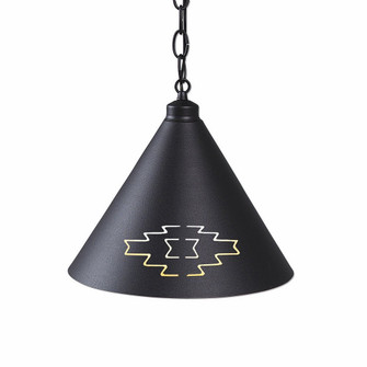 Canyon Black Iron One Light Pendant in Black Iron (172|A24284CH-97)