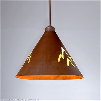 Canyon Rust Patina One Light Pendant in Rust Patina (172|A24202ST-02)
