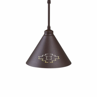 Canyon Rustic Brown One Light Pendant in Rustic Brown (172|A24184ST-27)