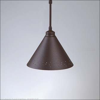 Canyon Rustic Brown One Light Pendant in Rustic Brown (172|A24110ST-27)