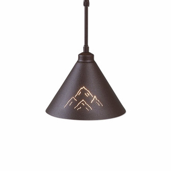 Canyon Rustic Brown One Light Pendant in Rustic Brown (172|A24141ST-27)