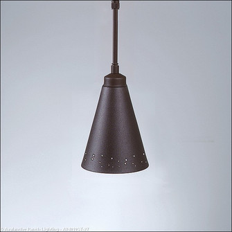 Canyon Rustic Brown One Light Pendant in Rustic Brown (172|A24010ST-27)