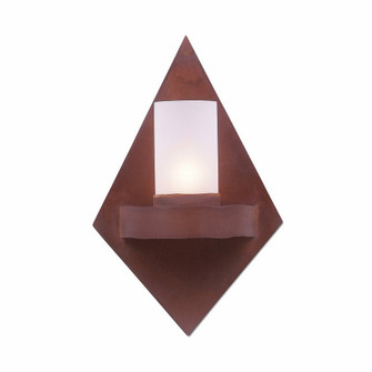 Wisley-Rustic Plain One Light Wall Sconce in Rust Patina (172|A15001FC-02)